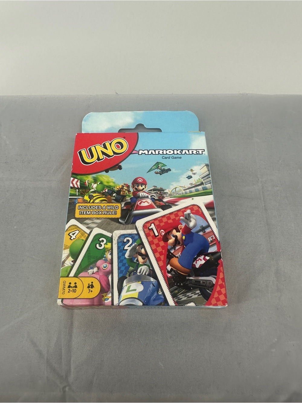 Mario Kart UNO Card Game Nintendo Mario Themed Twist 112 Cards Sealed NIB